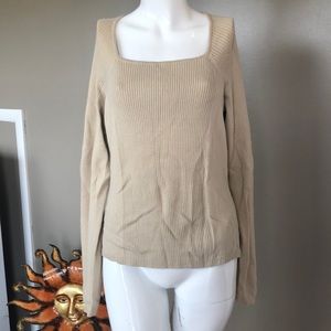 Atlantique beige cream neutral colored sweater